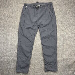 Vintage Grammicci Pants Men's Medium Belted Nylon Gorpcore Blue Gray Hiking USA